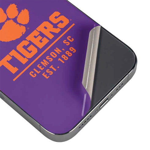 Clemson University Tigers Est 1889 iPhone 16 Pro Skin